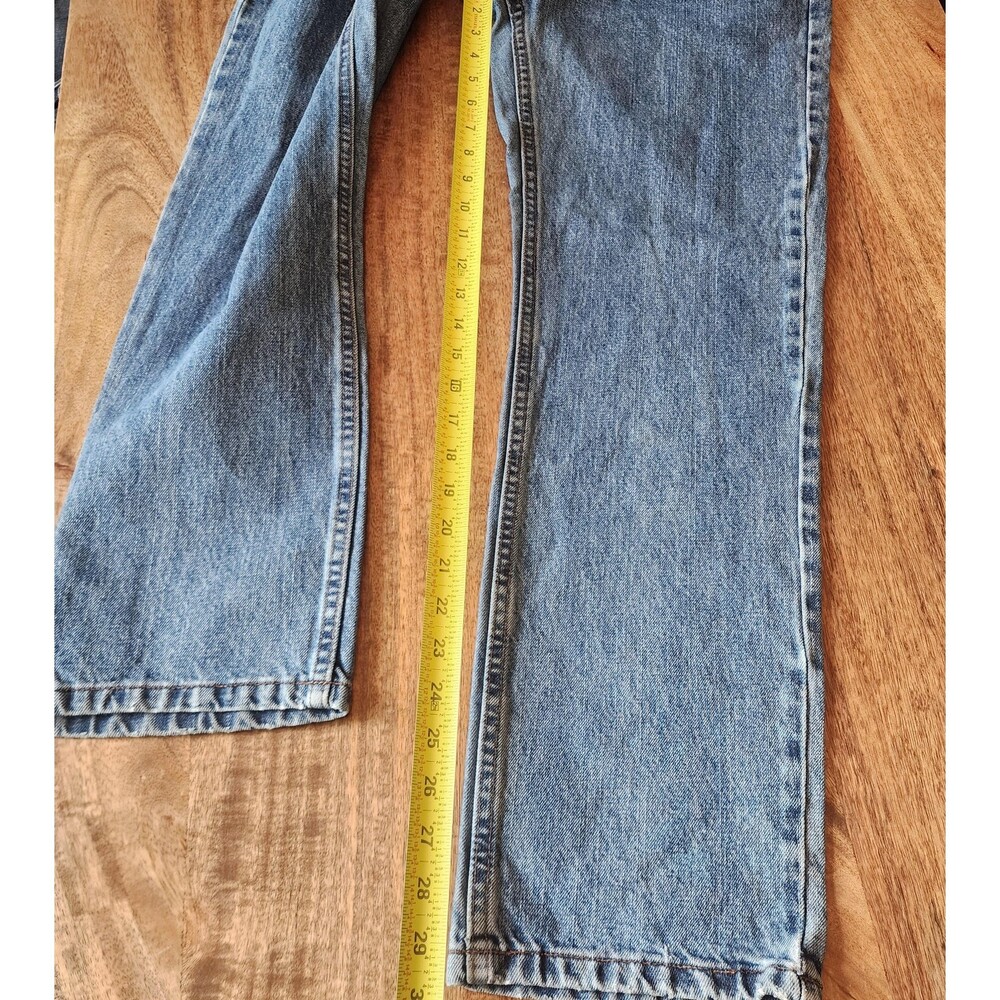 Harley-Davidson Jeans Womens 6 Petite Blue Medium Wash High Rise Straight Denim - Picture 13 of 14